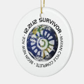 Maya Calender Einde van de Wereld 2012 Keramisch Ornament (Links)
