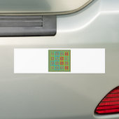Maya etnisch stammenpatroon.jpg bumpersticker (Op auto)