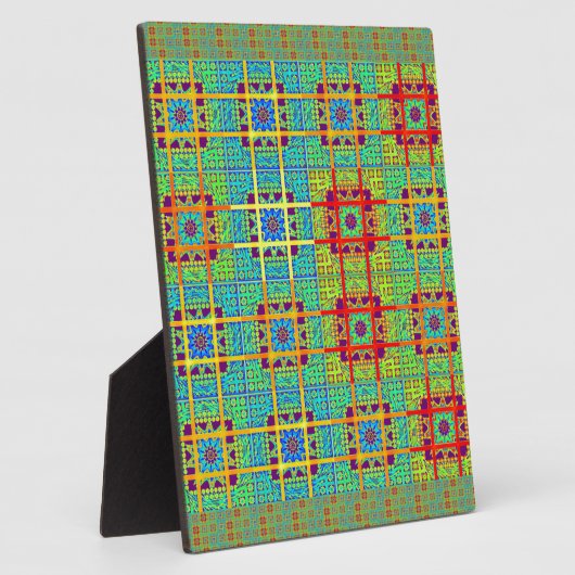 Maya etnisch stammenpatroon.jpg fotoplaat (Zijkant)