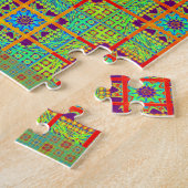 Maya etnisch stammenpatroon.jpg legpuzzel (Zijkant)