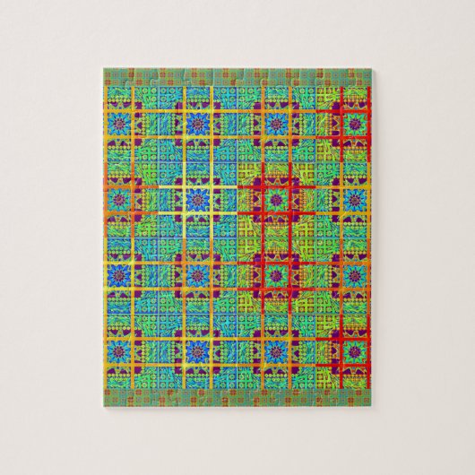 Maya etnisch stammenpatroon.jpg legpuzzel (Verticaal)