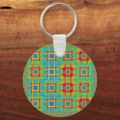 Maya etnisch stammenpatroon.jpg sleutelhanger (Voorkant)