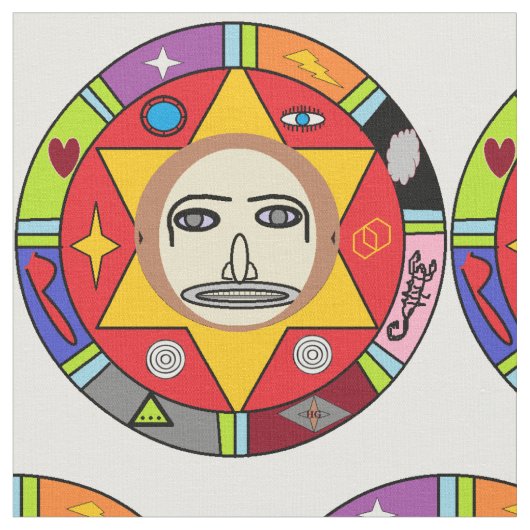 Maya Fabric Stof (Close Up)