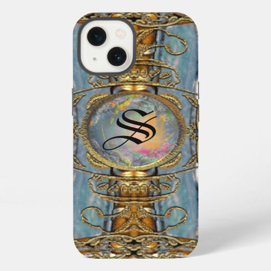 Maya Flond Victoriaans Monogram iPhone Hoesje (Achterkant)