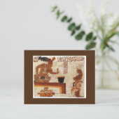 Maya Frothed Chocolate Briefkaart (Staand voorkant)