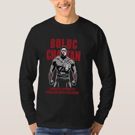 Maya God Oude Godin Buluc Chabtan Omhels Str T-shirt (Voorkant)
