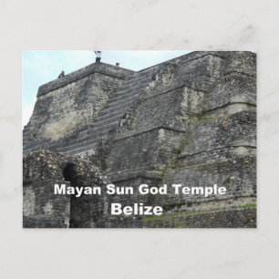 Maya God Sun Temple, Belize Briefkaart