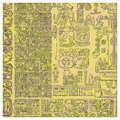 Maya Gold Fabric Stof (Close Up)