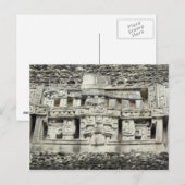 Maya-houtsnijwerk Briefkaart (Voorkant / Achterkant)