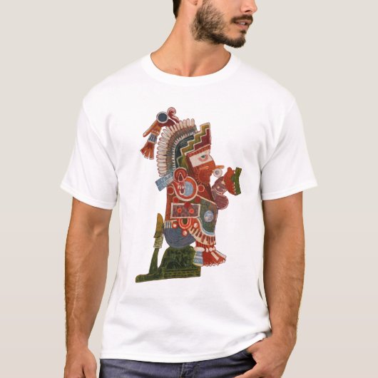 Maya indian met bierbeker! t-shirt (Voorkant)