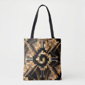 Maya inheemse Hunab Ku Tote Bag (Voorkant)