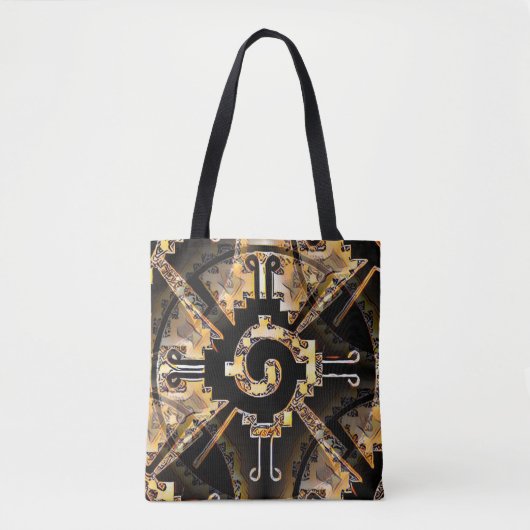 Maya inheemse Hunab Ku Tote Bag (Voorkant)