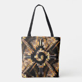 Maya inheemse Hunab Ku Tote Bag (Achterkant)