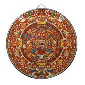 Maya Kalender Dart Board - Maya - Aztec Dartboard Dartbord (Voorkant)
