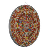 Maya Kalender Dart Board - Maya - Aztec Dartboard Dartbord (Voorkant Links)