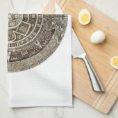 Maya Kalender Keukenhanddoek (Quarter Fold)