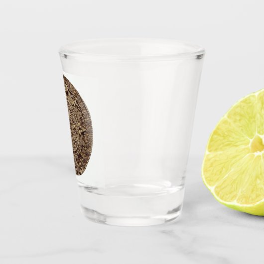 Maya kalender Shot Glas (Rechts)