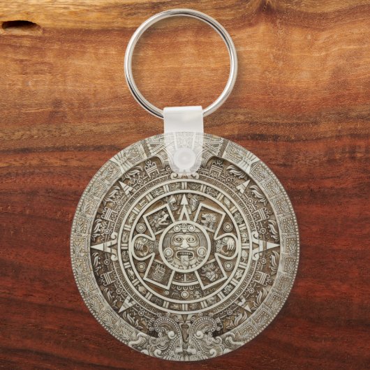 Maya Kalender Sleutelhanger (Achterkant)