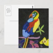 Maya Macaw Briefkaart (Voorkant / Achterkant)
