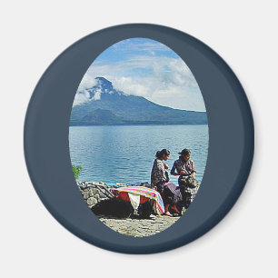 Maya Meisjes bij Lago Atitlan Magneet