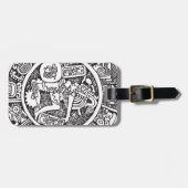 Maya, Mexicaanse hiërogliefen (Maya) Bagagelabel (Voorkant horizontaal)