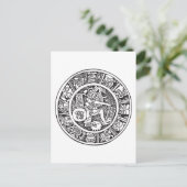 Maya, Mexicaanse hiërogliefen (Maya) Briefkaart (Staand voorkant)