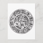 Maya, Mexicaanse hiërogliefen (Maya) Briefkaart (Voorkant)