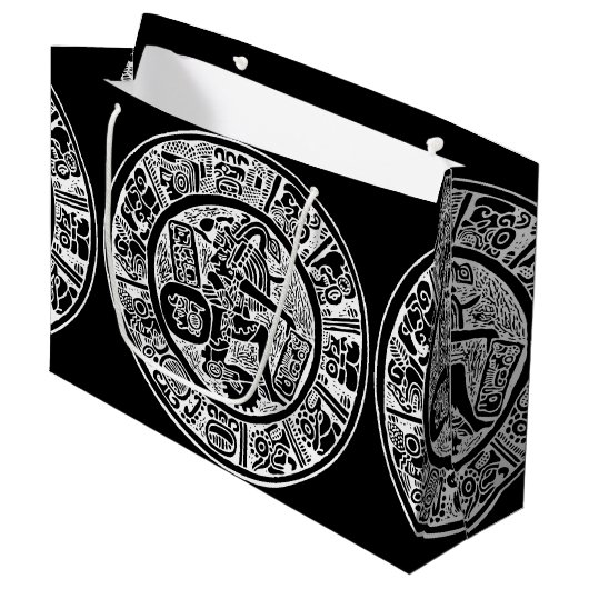 Maya, Mexicaanse hiërogliefen (Maya) Groot Cadeauzakje (Voorkant Gekanteld)