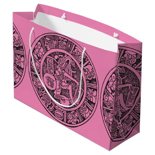 Maya, Mexicaanse hiërogliefen (Maya) Groot Cadeauzakje (Achterkant Gekanteld)