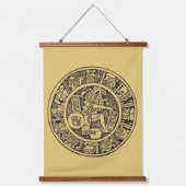 Maya, Mexicaanse hiërogliefen (Maya) Hangend Wandkleed (Voorkant)