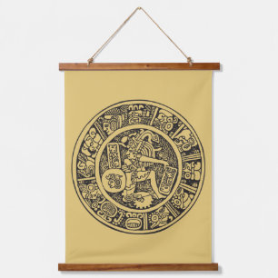 Maya, Mexicaanse hiërogliefen (Maya) Hangend Wandkleed