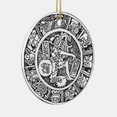 Maya, Mexicaanse hiërogliefen (Maya) Keramisch Ornament (Rechts)