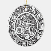 Maya, Mexicaanse hiërogliefen (Maya) Keramisch Ornament (Links)