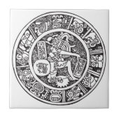 Maya, Mexicaanse hiërogliefen (Maya) Tegeltje (Voorkant)