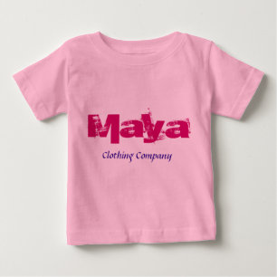 Maya Naam Kleding Bedrijf Baby Shirten