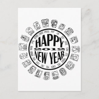 Maya-Nieuwjaar Feestdagenkaart