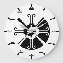 Maya numerals - Hunab Ku Wall Clock.