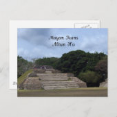 Maya ruïnes, Altun Ha Briefkaart (Voorkant / Achterkant)