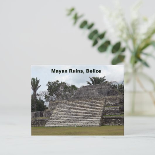 Maya ruïnes, Belize Briefkaart (Staand voorkant)