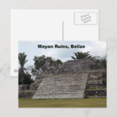 Maya ruïnes, Belize Briefkaart (Voorkant / Achterkant)