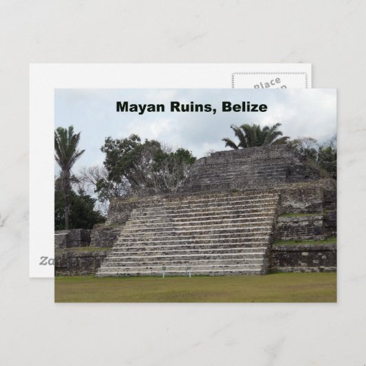 Maya ruïnes, Belize Briefkaart (Voorkant / Achterkant)