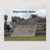Maya ruïnes, Belize Briefkaart (Voorkant)