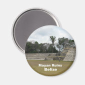 Maya ruïnes, Belize Magneet (Voorkant / Achterkant)