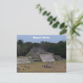 Maya Ruins Briefkaart (Staand voorkant)