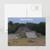 Maya Ruins Briefkaart (Voorkant / Achterkant)