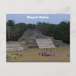Maya Ruins Briefkaart