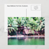 Maya Settlement, Rio Dulce, Guatemala Briefkaart (Voorkant / Achterkant)