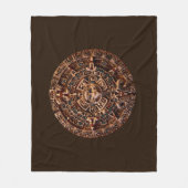 Maya Sun Kalender Fleece Deken (Voorkant)