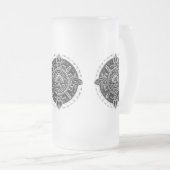 Maya-symbool Matglas Bierpul (Voorkant rechts)