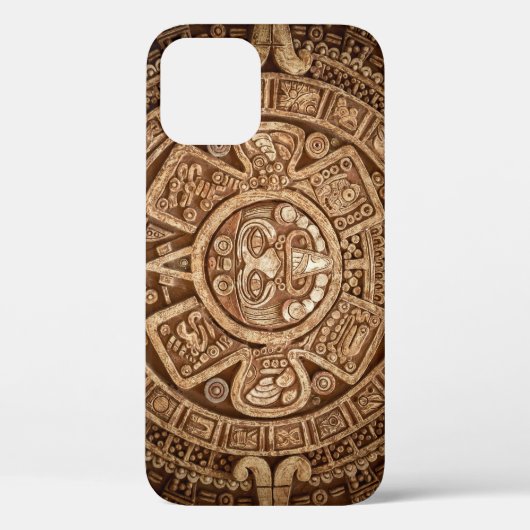 Maya Tribal Pagan: Sierlijke textuur Case-Mate iPhone Case (Achterkant)